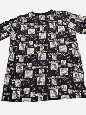 Poetic Justice Tupac Black Graphic Short Sleeve Tee